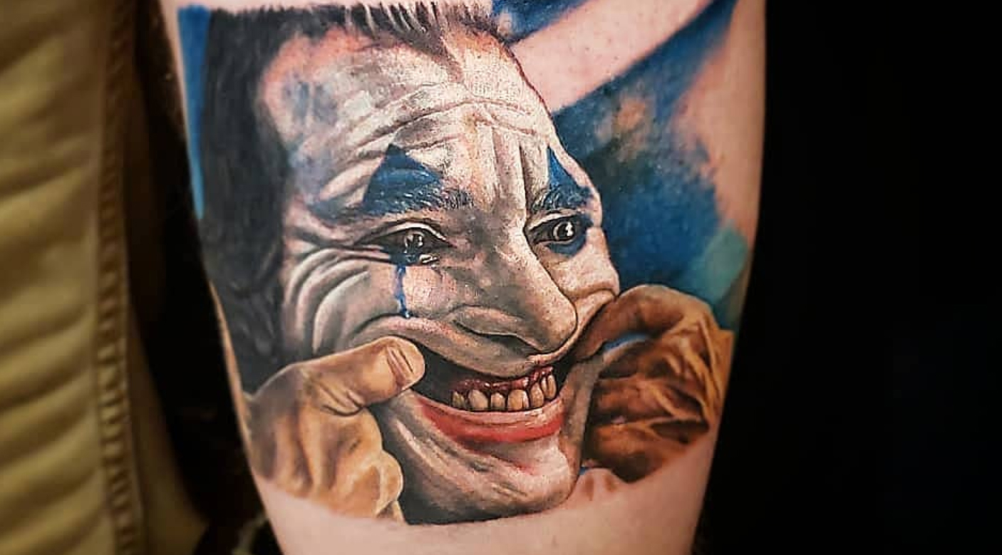 Baltimore Street Tattoo Inc  Joker smile suicide squad hand tattoo from  yesterday  by Dan  Facebook