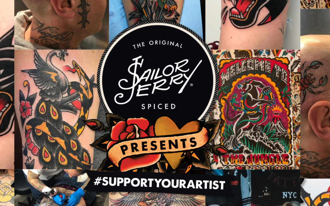 SAILOR JERRY SPICED RUM LAUNCHES #SupportYourArtist COVID-19 Campaign